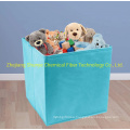 Produce Simple Design Convenient Multiple Colors Foldable Cube Fabric Non Woven Storage Box